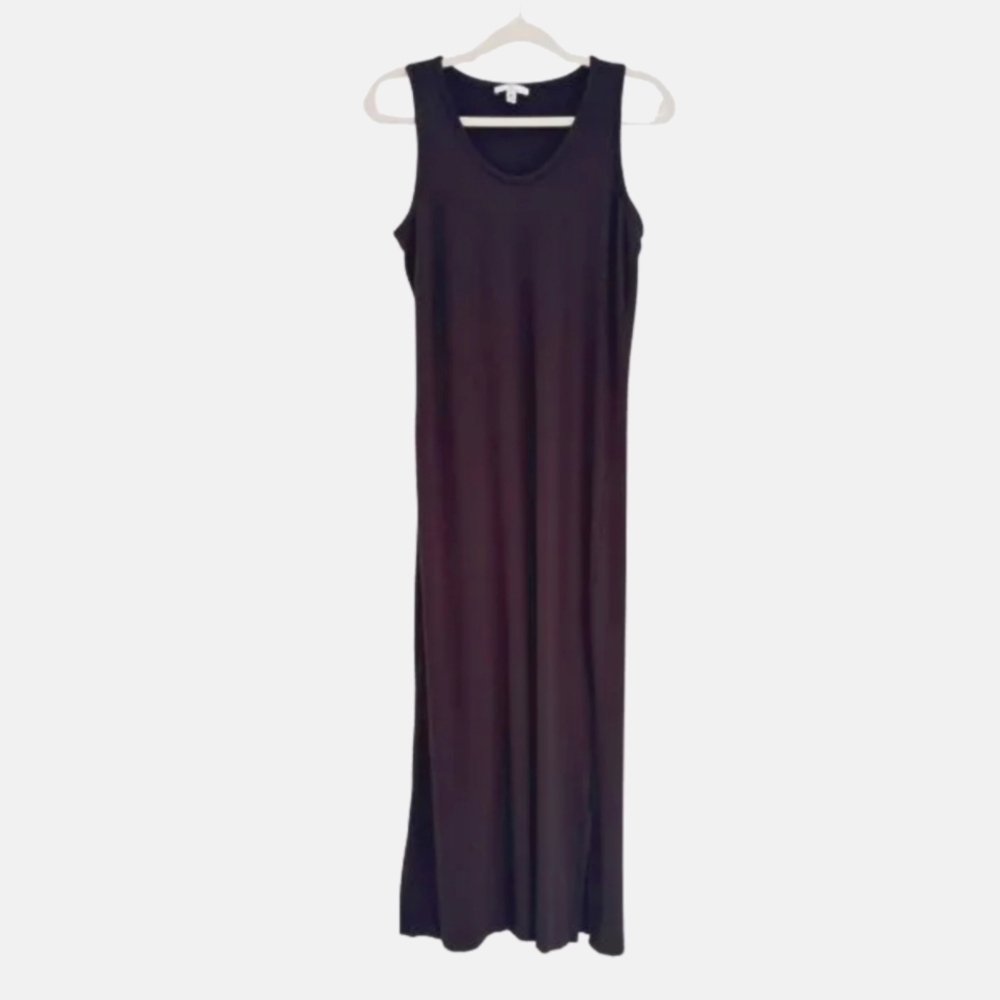 H by Halston Womens Pullover Long Maxi Dress Jersey Straight Sleeveless XL